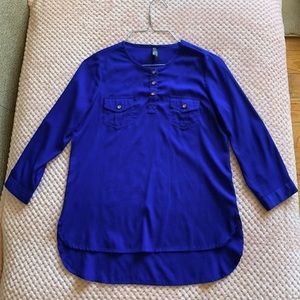 Large (girls) royal blue blouse